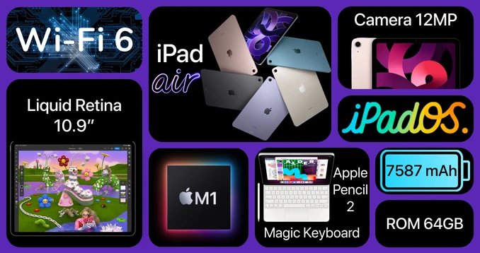 iPad Air 5 10.9 inch (2022) WIFI 64GB